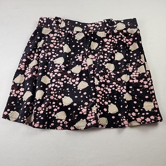 Hot Topic Pusheen Cherry Blossoms Velvet Suspender Skirt Juniors 2XL Sanrio - Picture 7 of 10